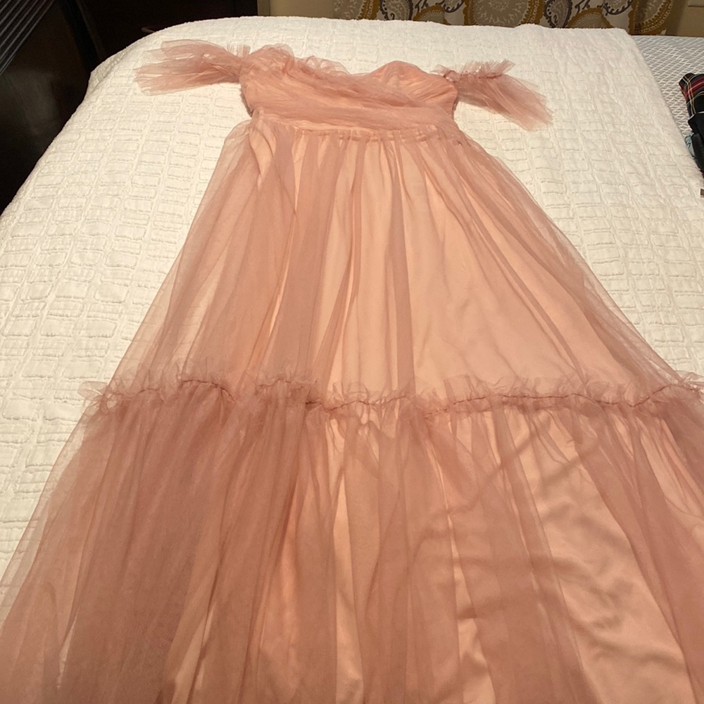 NWT Tulle Blush/ light pink dress size small